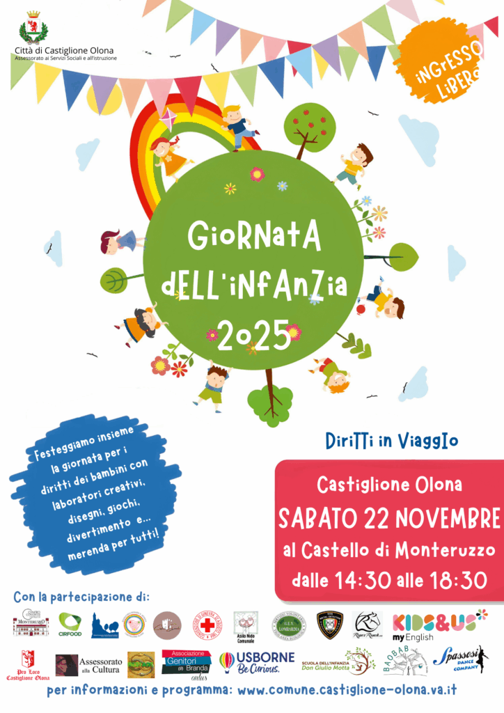 Castiglione Olona: il Castello di Monteruzzo celebra i diritti dei bambini Castiglione Olona: il Castello di Monteruzzo celebra i diritti dei bambini