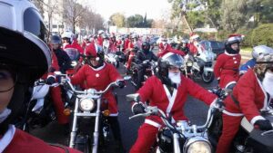 Babbo Natale in moto