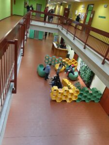 gli interni del Dalla Chiesa