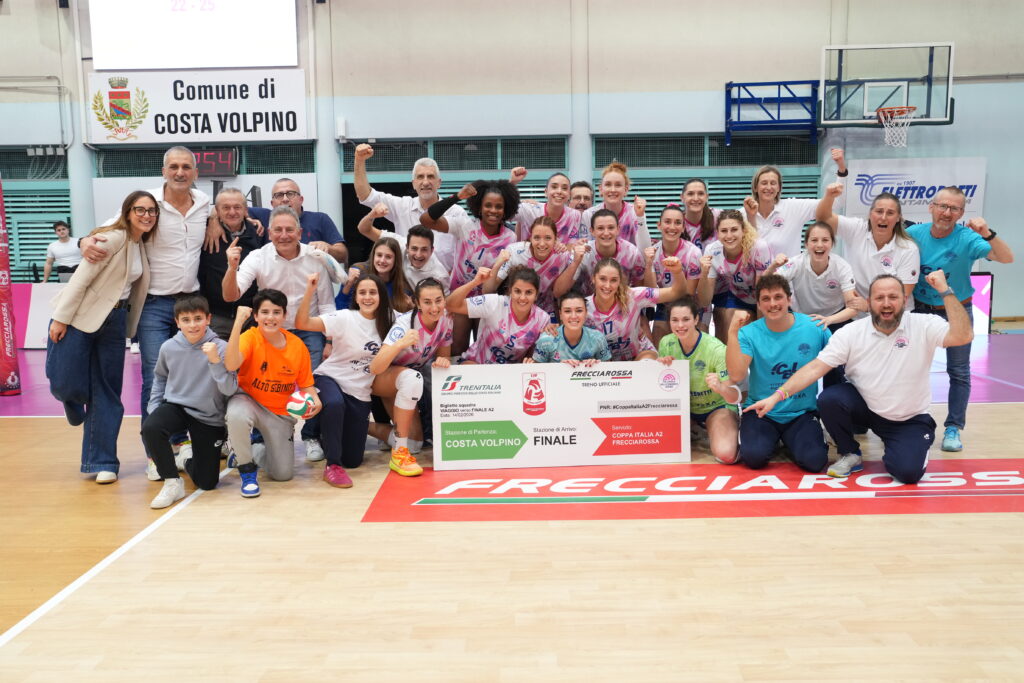 Talmassons e  Costa Volpino finale di Coppa Italia Frecciarossa A2