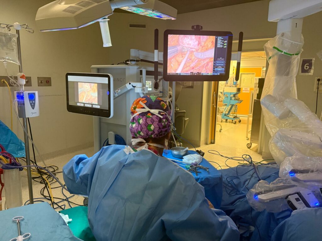 Busto e la chirurgia robotica