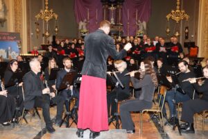 il Corpo Musicale S. Cecilia ed il Coro Abraham