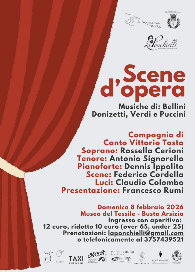 Busto Arsizio, “Scene d’Opera”, al Museo del Tessile