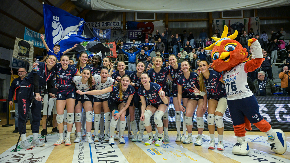 La Eurotek ha perso 3 a 0 al Pala Fenera di Chieri contro la Reale Mutua.