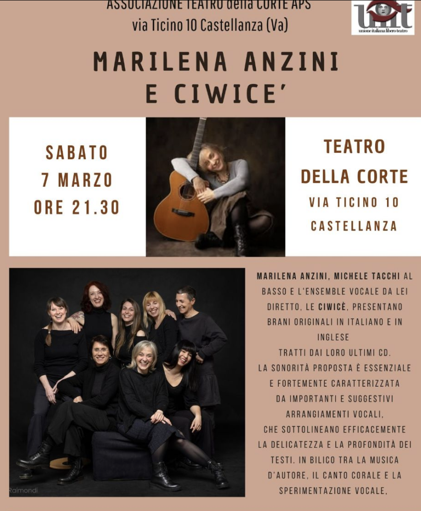 Castellanza, Teatro della Corte, Marilena Anzini, torna sul palco