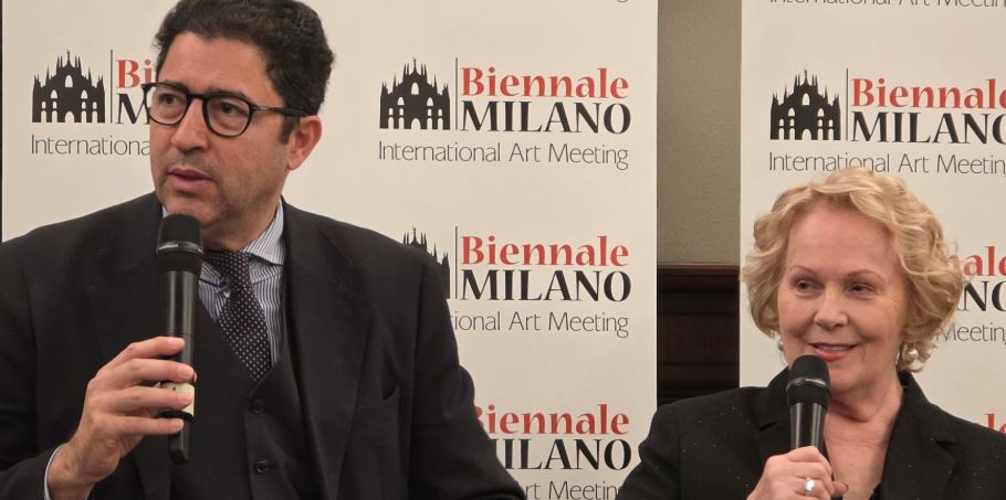 Katia Ricciarelli alla Biennale Milano Art Expo katia ricciarelli