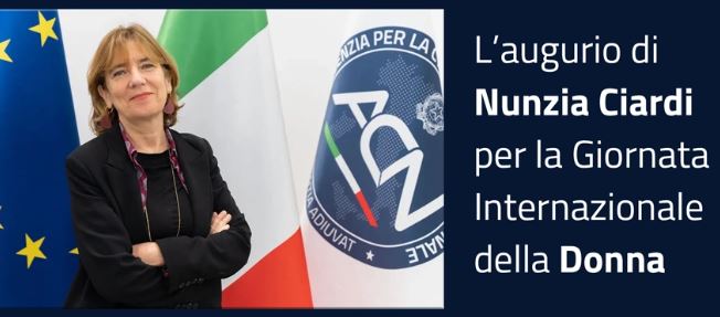 Nunzia Ciardi, messaggio per la Giornata internazionale della donna