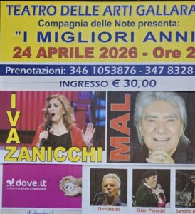 Teatro delle Arti a Gallarate: ” i migliori anni”
