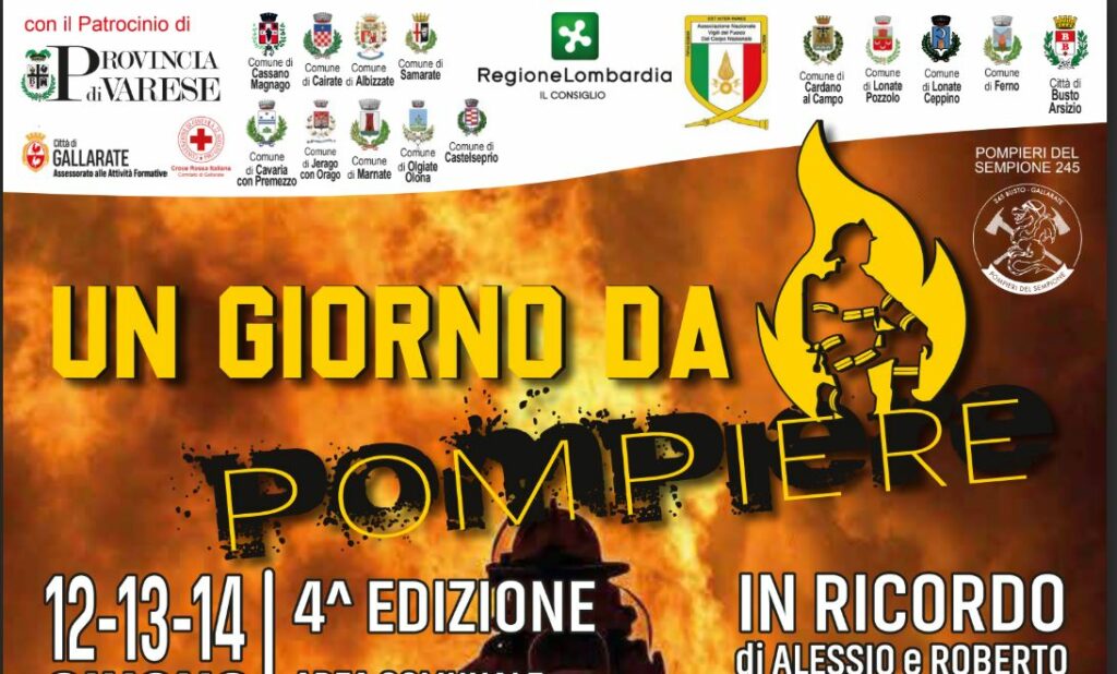 Cassano Magnago: “Un giorno da pompiere” Pompiere