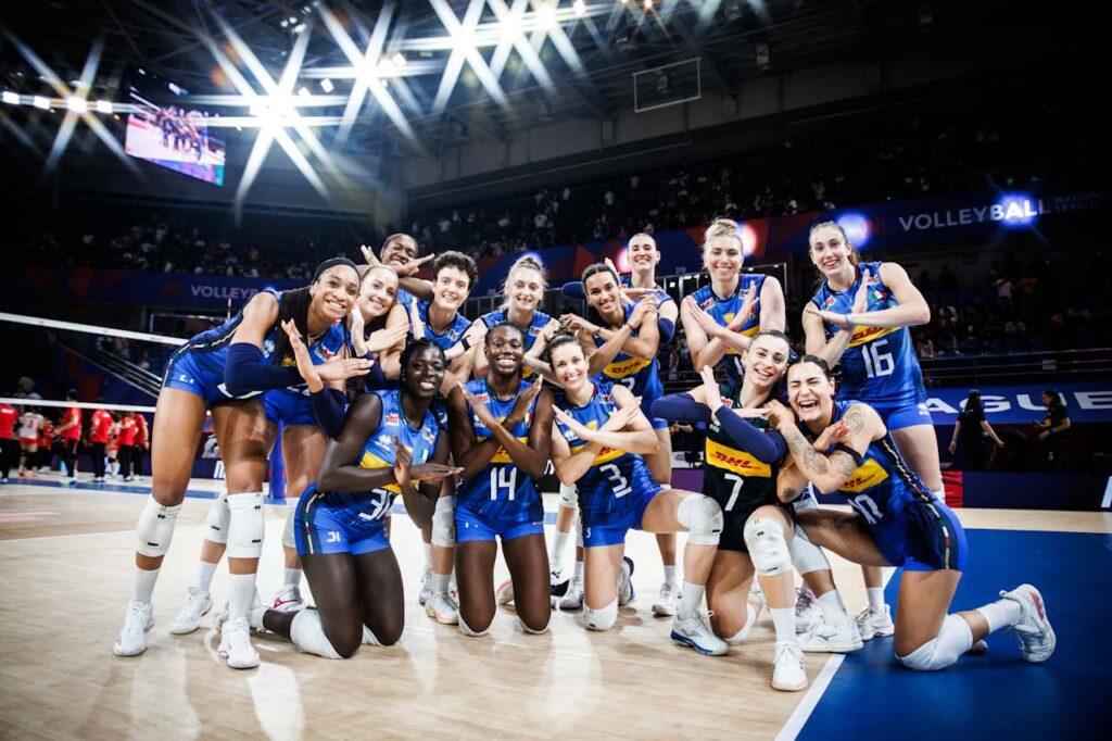 Italia-Giappone 3 a 0: le azzurre chiudono la settimana al terzo posto della VNL