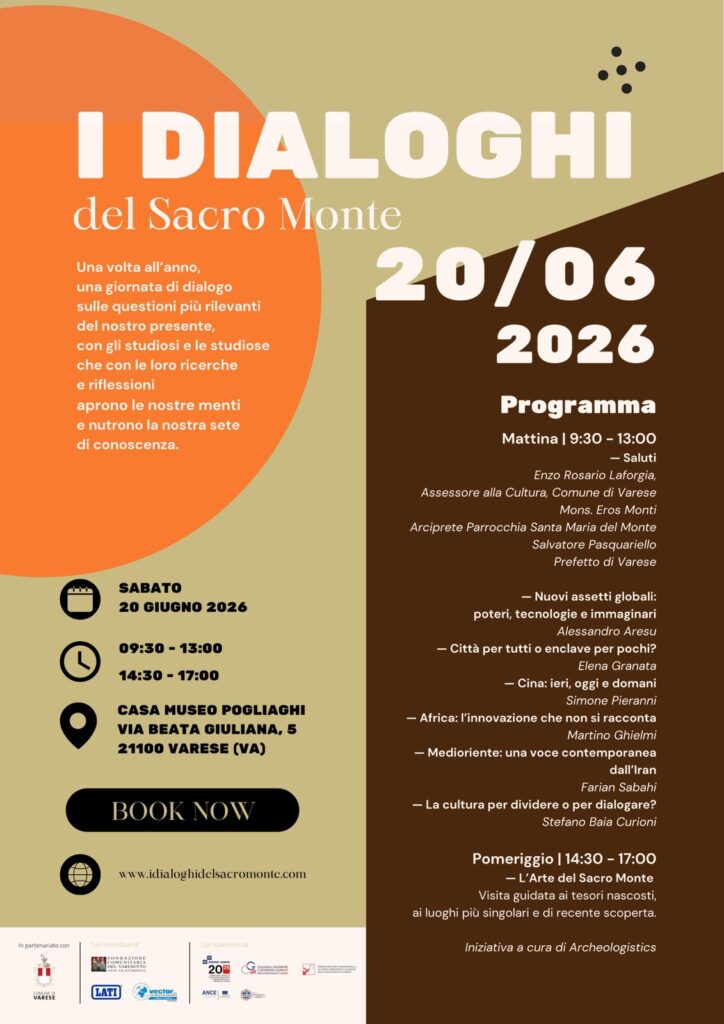 Sacro Monte, dialoghi-riflessione e il confronto su temi cruciali Dialoghi, Sacro Monte