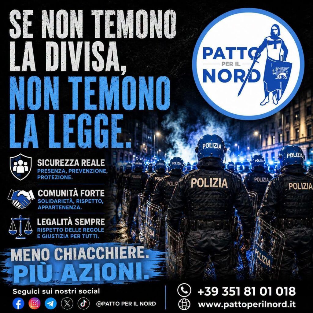 Patto per il Nord con le forze dell’Ordine
