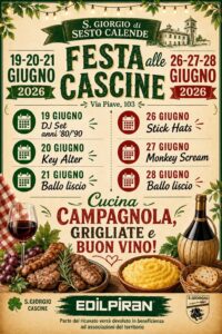 FESTE DELLE CASCINE DI SAN GIORGIO 2026