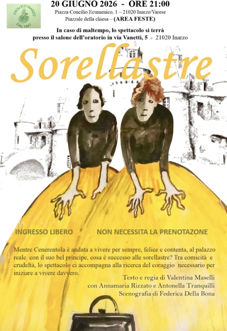 Inarzo, sorellastre, tutti a teatro