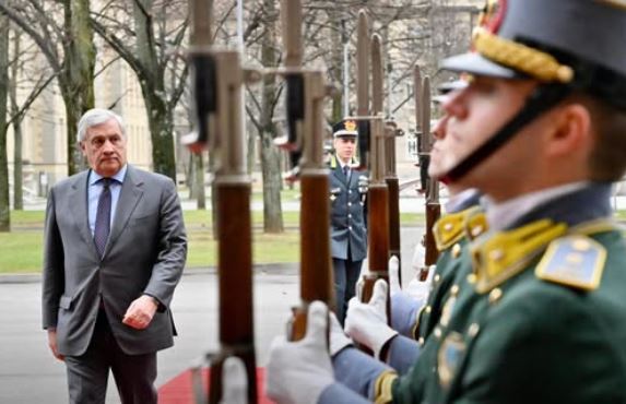 Tajani presente alla celebrazione della Guardia di Finanza, 252 anni Guardia di Finanza