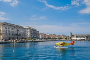 l'arrivo del GIDRO a Trieste