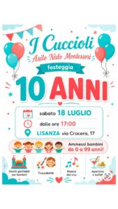 10 anni di Asilo Nido i Cuccioli