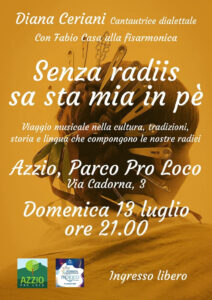 In occasione della Giornata Nazionale delle Pro Loco d’Italia, la Pro Loco di Azzio organizza "Senza radis sa sta mia in pé".