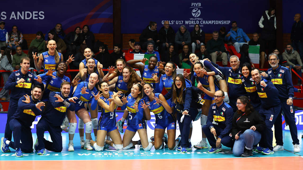 Le azzurre under 17 di pallavolo femminile hanno conquistato gli ottavi di finale del mondiale.
