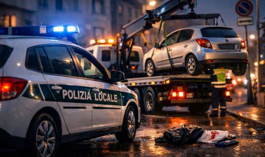 Verbania, auto rimosse