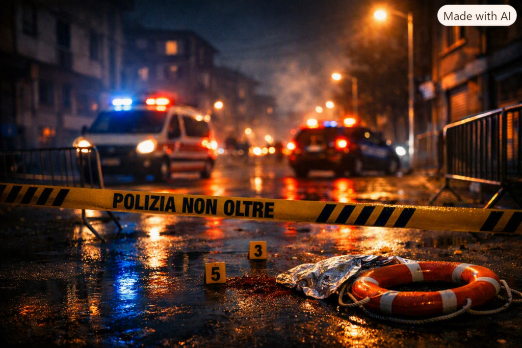 Luino, evento violento