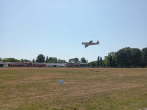 uno Junkers in volo sul Nicelli
