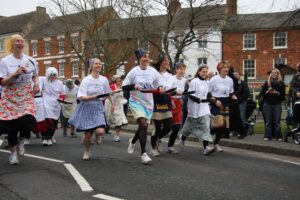 la Olney Pancake Race del 2009