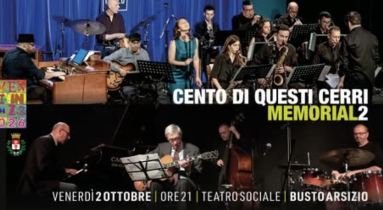 Busto Arsizio, Jazz, evento in teatroScreenshot 2026-10-01 alle 08.35.50