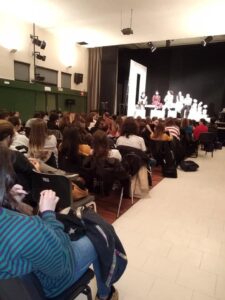 gli interni del Teatro Olmo di Taino